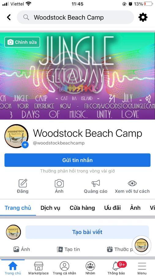 Woodstock Beach Camp Hien Hao エクステリア 写真