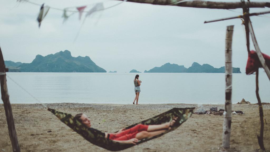 Woodstock Beach Camp Hien Hao エクステリア 写真
