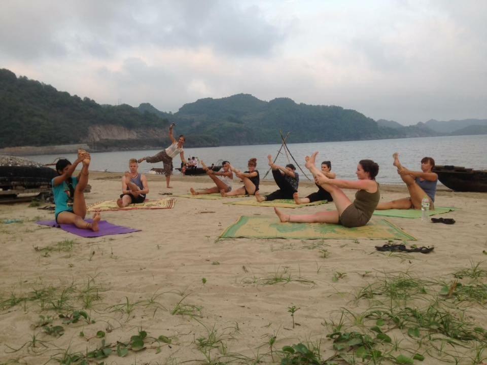 Woodstock Beach Camp Hien Hao エクステリア 写真